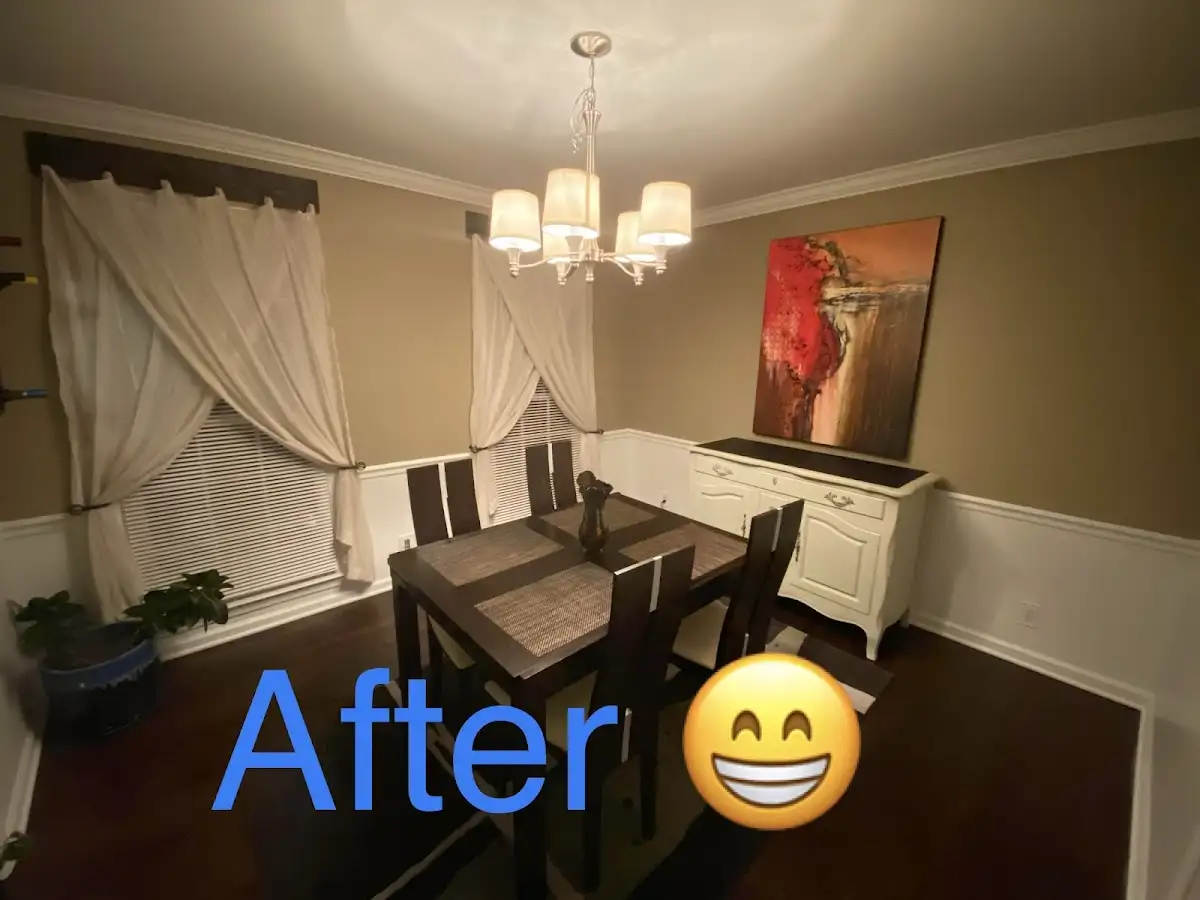 Professional dining room restoration after water damage in Cumming