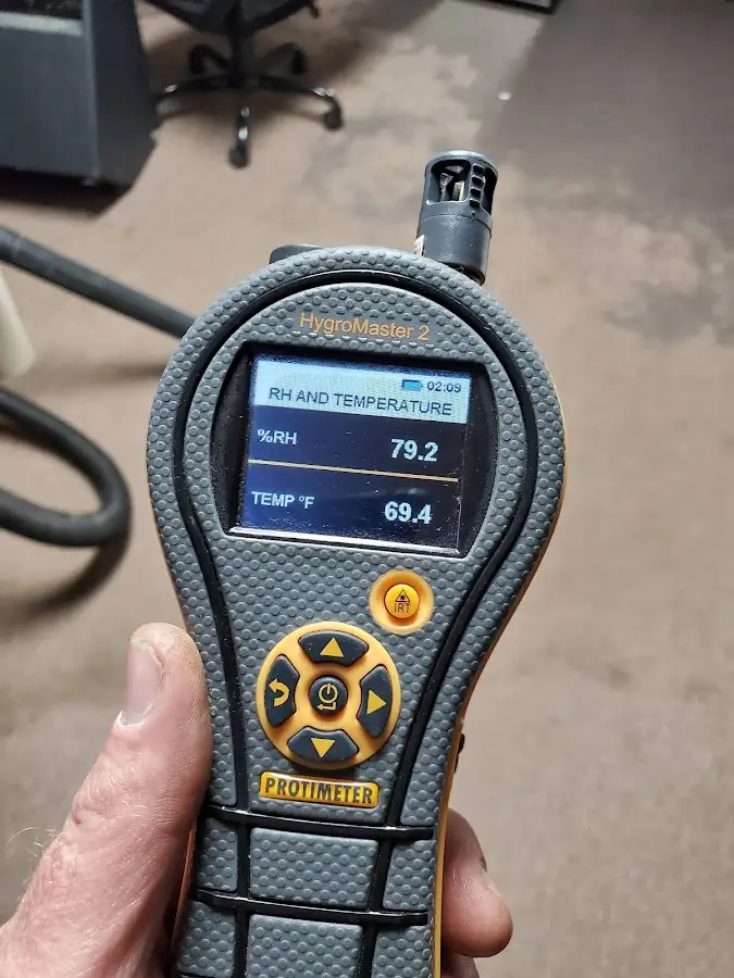 Moisture meter humidity assessment for Fire & Smoke Damage Restoration in Cumming