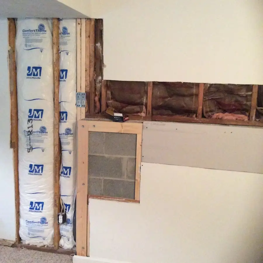 Wall insulation replacement during Odor Removal & Deodorization in Cumming
